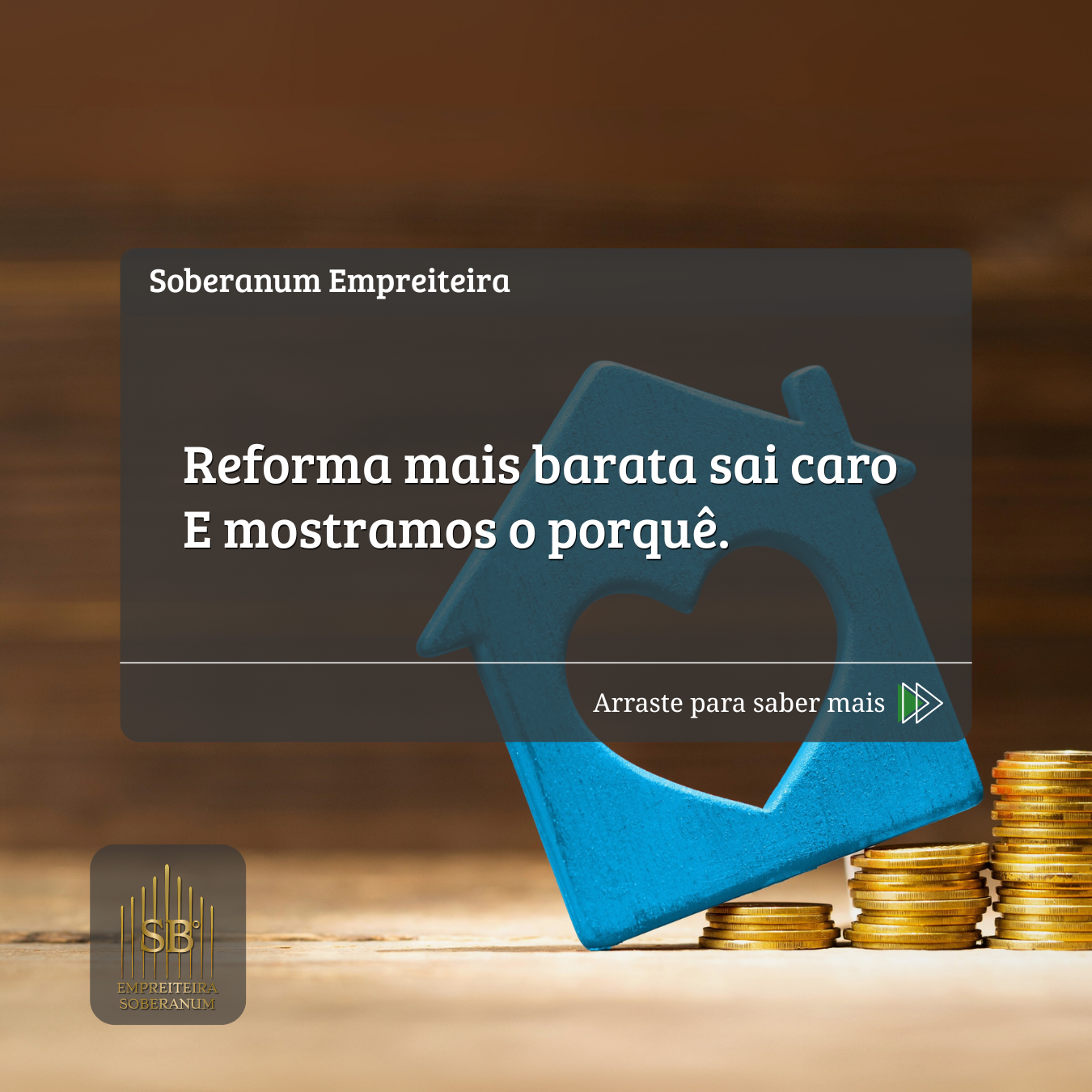 Reforma barata demais sai caro